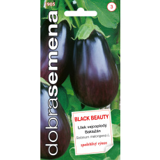 Dobrá semena Lilek vejcoplodý - Black Beauty 0,8g (ZÁRUKA 2026)