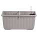 Truhlík samozavlažovací Siesta LUX - taupe 80 cm
