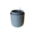 Květináč samozavlažovací Tolita Air - šedý recyklát 19 cm