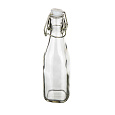 Láhev s pákovým uzávěrem 240 ml hranatá skleněná Yara