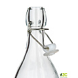 Láhev s pákovým uzávěrem 950 ml hranatá skleněná Yara
