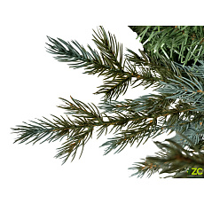 Strom vánoční umělý - Smrk stříbrný s kov.stoj 150 cm 579 větví (cena bez slev)