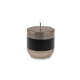 Svíčka Dusky Bucket 70 x 70 mm - černo-bronzová