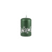 Svíčka vánoční Festive Flare Pillar 60 x 100 mm - zelená metalíza