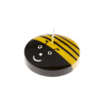 Svíčka plovoucí Bee 70x25 mm - žlutočerná