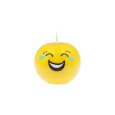 Svíčka Smiley Laugh Sphere 60x60 mm - žlutá