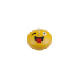 Svíčka Smiley Tongue 45x20 mm - žlutá