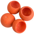 Dekorace - Bell cup 4-5 cm - oranžový 50 ks
