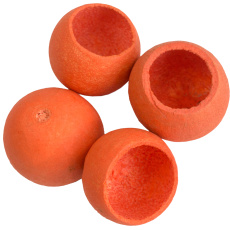 Dekorace - Bell cup 4-5 cm - oranžový 50 ks