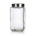 Dóza skleněná AKCENT 1000 ml, nerez víčko