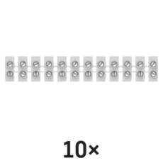 Svorkovnice 12x4,0 mm bílá - 10ks
