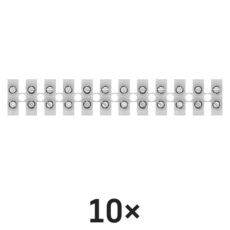 Svorkovnice 12x6,0 mm bílá - 10ks