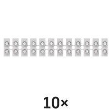 Svorkovnice 12x10,0 mm bílá - 10ks