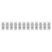 Svorkovnice 12x4,0 mm bílá