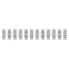 Svorkovnice 12x6,0 mm bílá