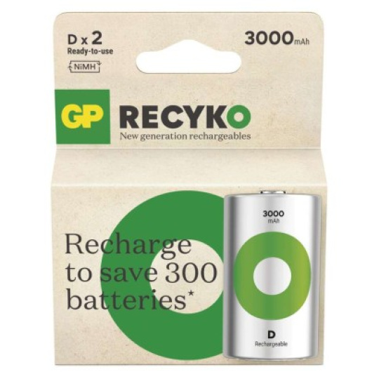 Nabíjecí baterie GP ReCyko 3000 D (HR20) - 2ks