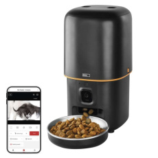 GoSmart dávkovač krmiva Pet Care s kamerou, 4 l, černý, Wi-Fi