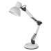 Stolní lampa LUCAS na žárovku E27, bílá