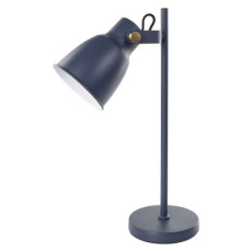 Stolní lampa JULIAN na žárovku E27, modrá
