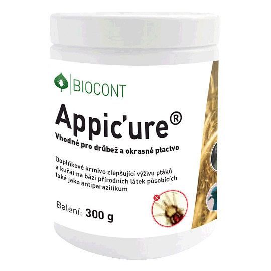 Appicure® - doplňkové krmivo pro drůbež a okrasné ptactvo 300 g