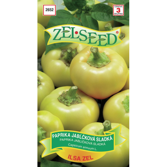 Zelseed Paprika zel. sladká - Ilsa Zel pole, jablíčková 0,7g
