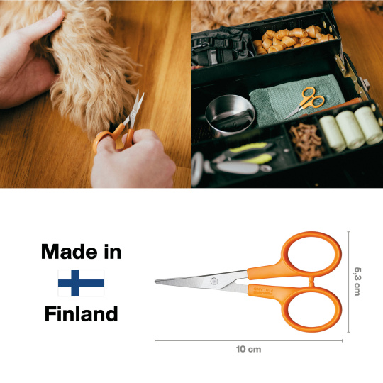 Nůžky classic na nehty se zahnutými čepelemi 10 cm - 1000813 - Fiskars