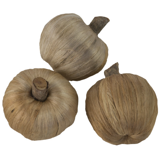 Dekorace - Jute apple 6 cm - 30 ks