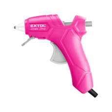 pistole tavná lepící, ⌀7,2mm, 25W, růžová, EXTOL LADY