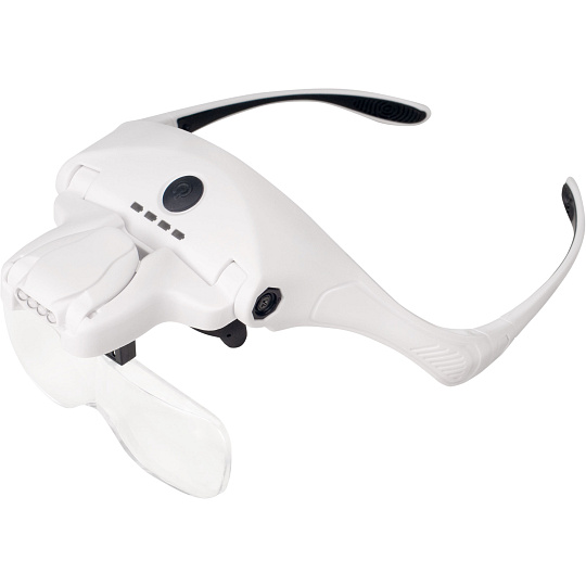 brýle s lupou a osvětlením, 3,5×, USB nabíjení