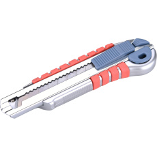 nůž ulamovací s kovovou výztuhou a zásobníkem, 18mm Auto-lock