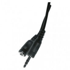 JACK kabel 3,5mm stereo, vidlice - 3,5mm zásuvka 5m JACK kabel 3,5mm stereo, vidlice - 3,5mm zásuvka 5m