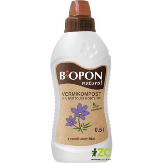 Bopon - Natural Vermikompost pro kvetoucí rostliny 500 ml BROS