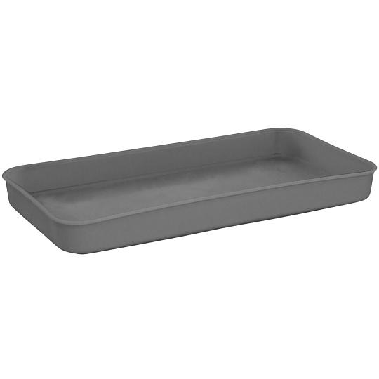 Miska pod truhlík malý - kamenná šedá 20 cm Miska pod truhlík malý - kamenná šedá 20 cm