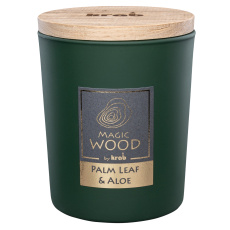 Svíčka sklo - MAGIC WOOD 300 g - Palm Leaf & Aloe (cena bez slev) Svíčka sklo - MAGIC WOOD 300 g - Palm Leaf & Aloe (cena bez slev)