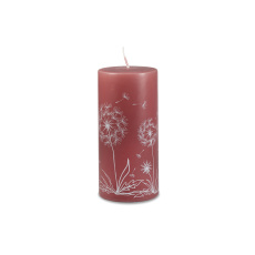 Svíčka Dandelion Pillar 70 x 150 mm - terracotta Svíčka Dandelion Pillar 70 x 150 mm - terracotta