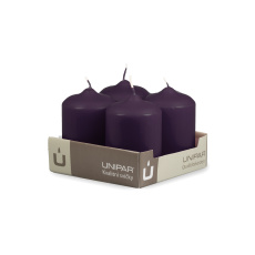 Svíčka adventní - MAT N57 Cylinder 60x90 mm - 4 ks fialová Svíčka adventní - MAT N57 Cylinder 60x90 mm - 4 ks fialová