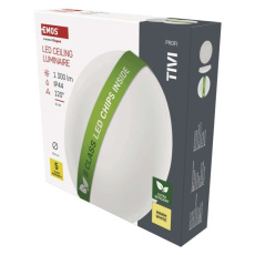 LED přisazené svítidlo TIVI, B CLASS, kruhové bílé 8,6W, IP44, teplá bílá LED přisazené svítidlo TIVI, B CLASS, kruhové bílé 8,6W, IP44, teplá bílá