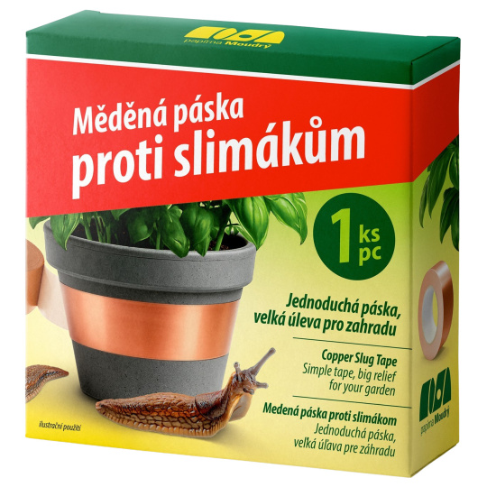 Měděná páska proti slimákům