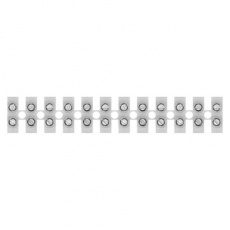 Svorkovnice 12x6,0 mm bílá Svorkovnice 12x6,0 mm bílá