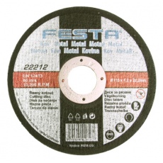 Kotouč řezný FESTA na kov 115x1. 6x22. 2mm Kotouč řezný FESTA na kov 115x1. 6x22. 2mm