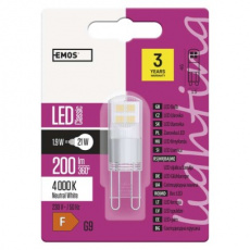 LED žárovka Classic JC 1,9W G9 neutrální bílá LED žárovka Classic JC 1,9W G9 neutrální bílá