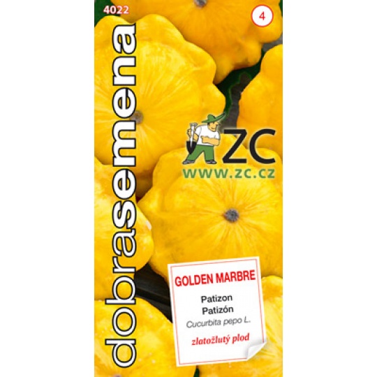 Dobrá semena Patizon žlutý - Golden Marbre 10s