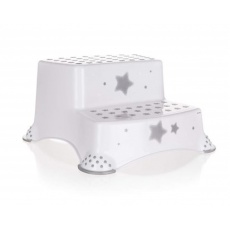 KEEEPER Stolička - dvojschůdek STARS 40 x 37 x 21 cm, bílá KEEEPER Stolička - dvojschůdek STARS 40 x 37 x 21 cm, bílá