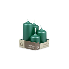 Svíčka adventní - METAL M136 Cylinder Cascada - 4 ks tyrkysová Svíčka adventní - METAL M136 Cylinder Cascada - 4 ks tyrkysová