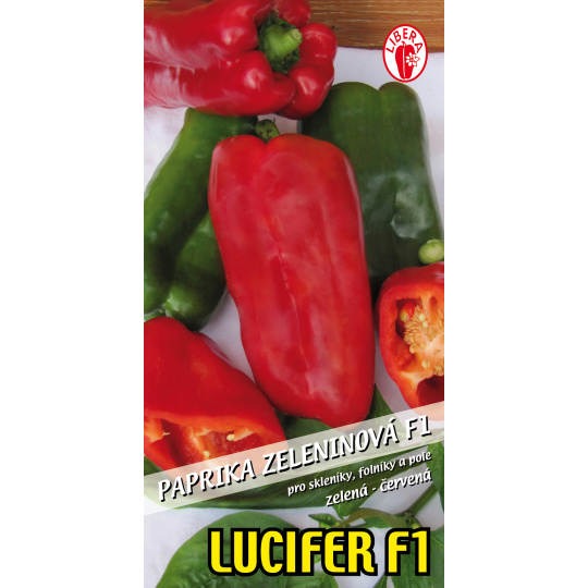 Paprika F1 - Lucifer F1 15-20 semen (ZÁRUKA 2026)