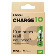 Nabíjecí baterie GP ReCyko Charge 10 AA (HR6) - 4ks