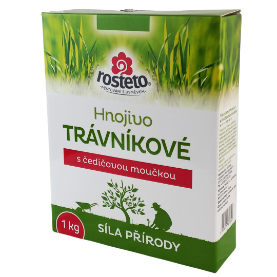 Hnojivo Rosteto s čedičovou moučkou - trávníkové 1 kg 