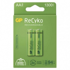 Nabíjecí baterie GP ReCyko 1300 AA (HR6) - 2ks Nabíjecí baterie GP ReCyko 1300 AA (HR6) - 2ks