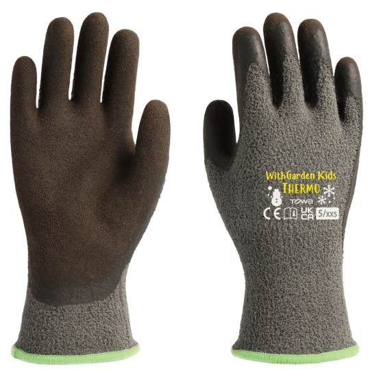 Rukavice dětské Kids Thermo šedé vel. 4/XXXS Rosteto
