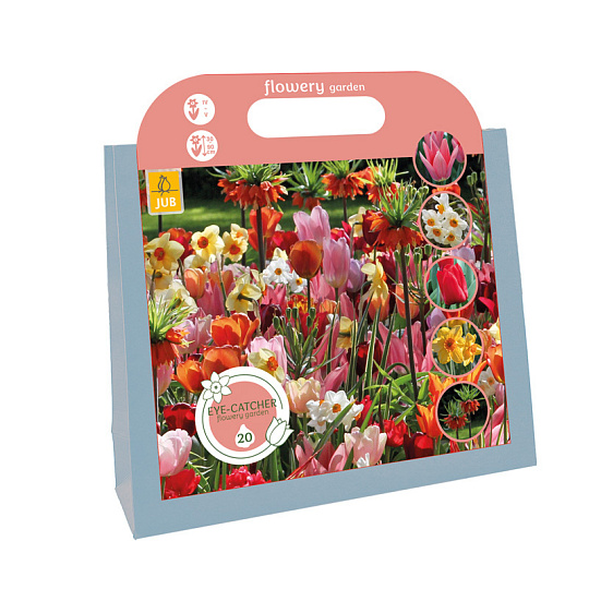 Taška - Eye catcher - Flowery Garden (20 cibulí)